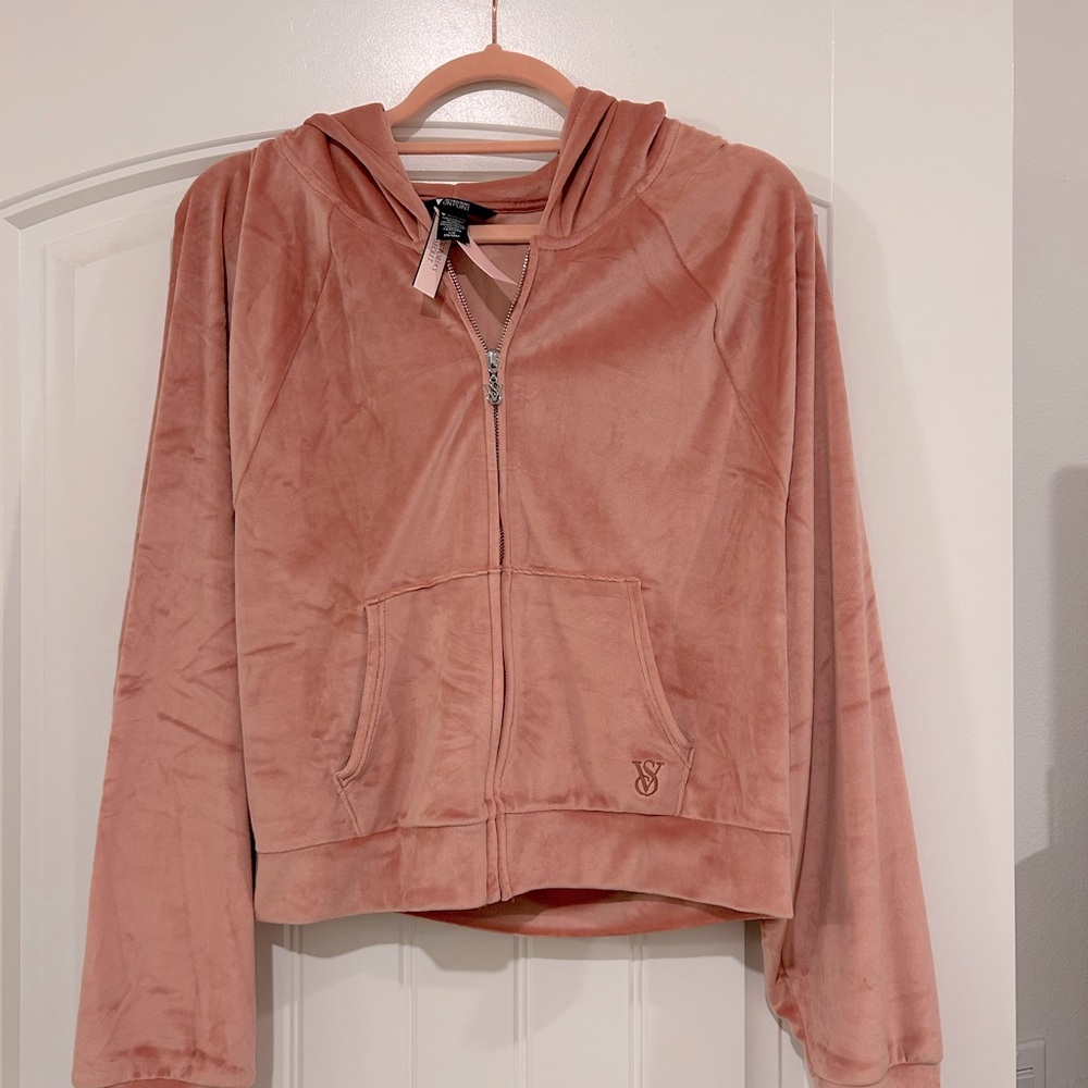 NWT Victoria’s Secret Velour Hoodie